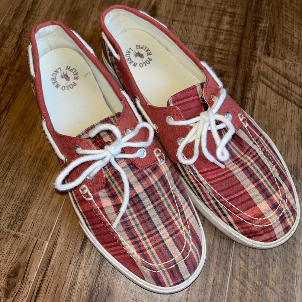 Polo Ralph Lauren Plaid Loafers - Mens 10.5